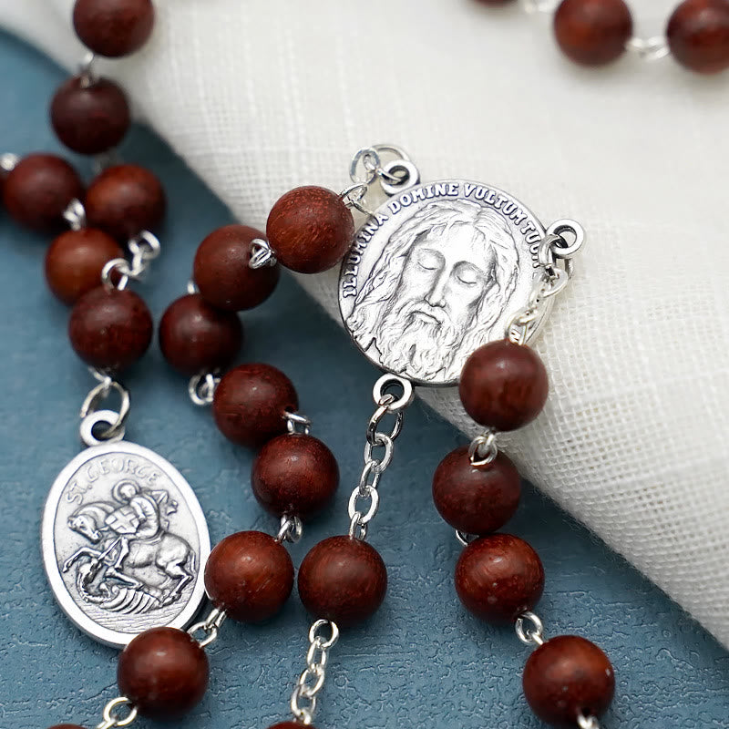 Classic Iconostasis Handmade Olive Wood Rosary