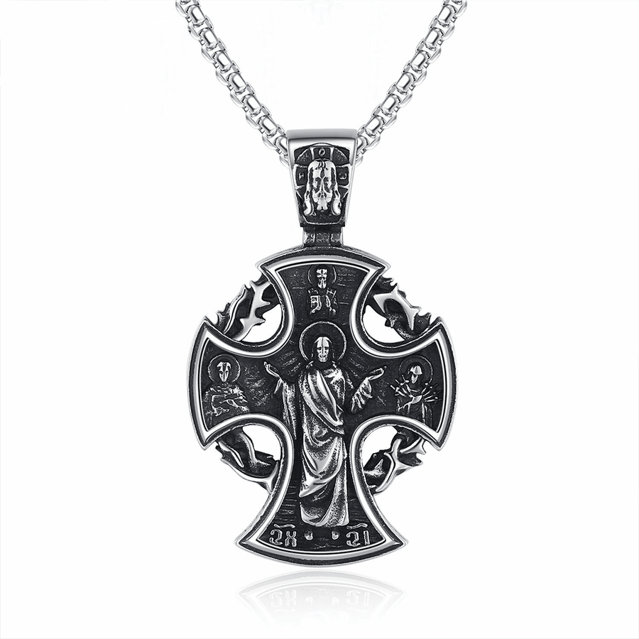 St. Benedict the Protector & St. Micheal the Archangel Necklace