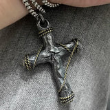 Silver Pendant with Stainless Steel Chain