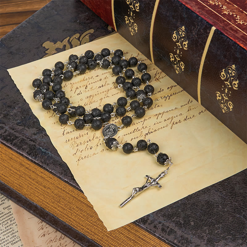 Volcanic Pulse Rosary: A Devotional Thread Woven with Christ's Love