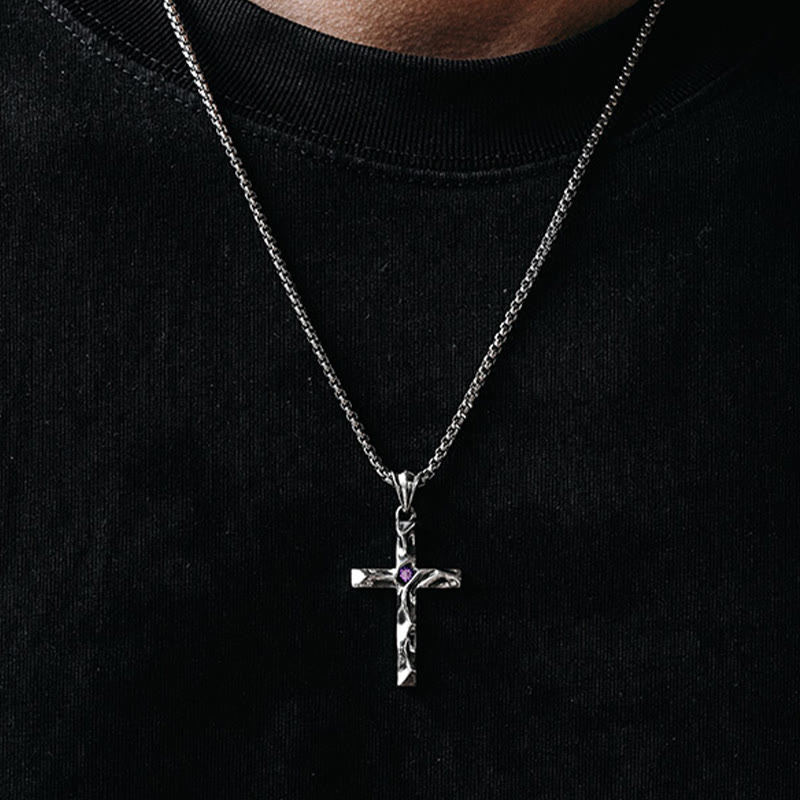 925 Sterling Silver 2colors Zircon Cross Necklace: A Symbol of Elegance and Divine Grace