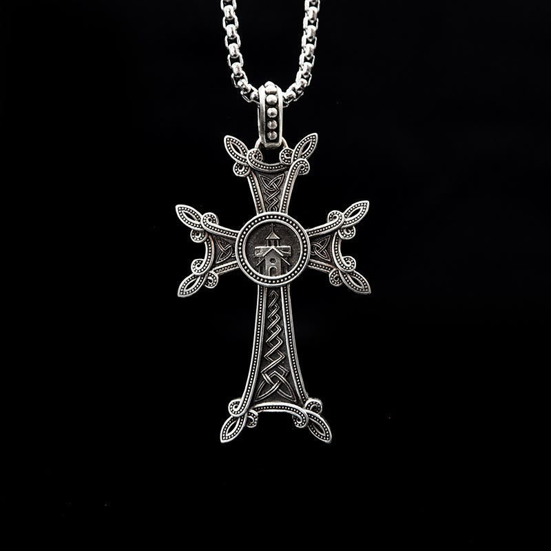 925 Sterling Silver Celtic Crucifix Necklace: A Timeless Blend of Faith and Artistry