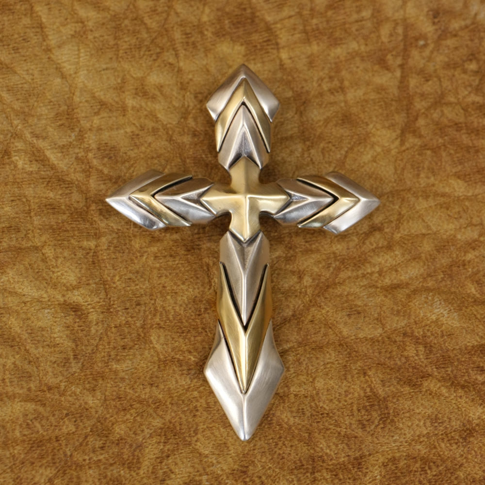 925 Sterling Silver Vintage & Classic Cross Necklace: A Modern Interpretation of the Sacred Sigil