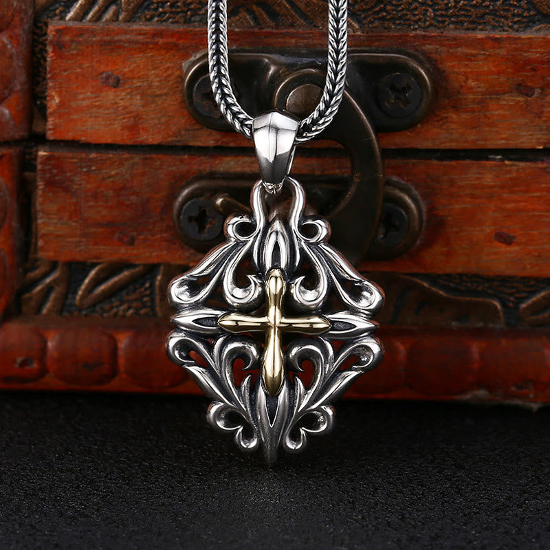 Vintage Cross Ornament Pendant: A Cherished Symbol of Spiritual Connection