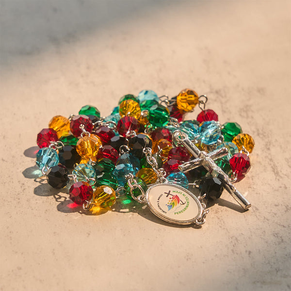 Colorful Bead Rosary: Thoughtful Gift of Devotion & Light