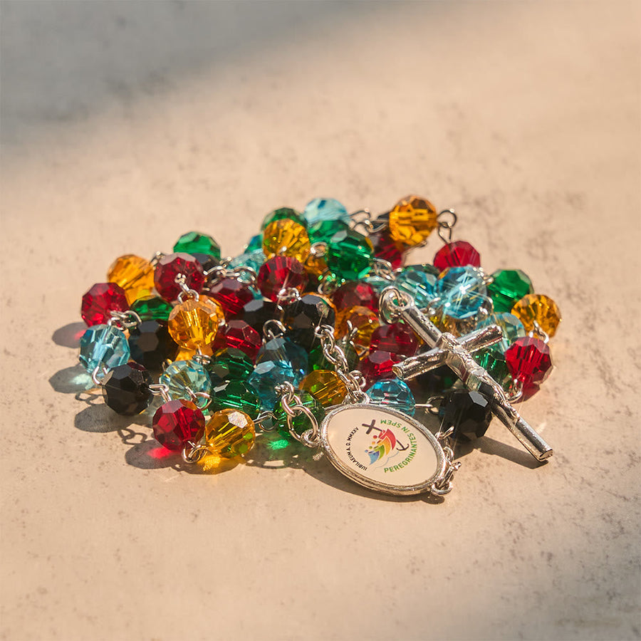 Colorful Bead Rosary: Thoughtful Gift of Devotion & Light