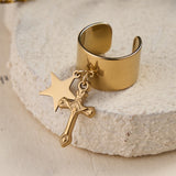 Golden Crucifix & Star