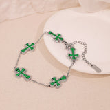 Silver & Green