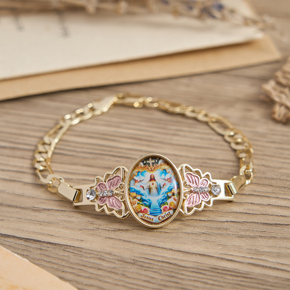 Jesus Christ & Butterfly Bracelet: Elevating Daily Devotion With Sacred Symbolism