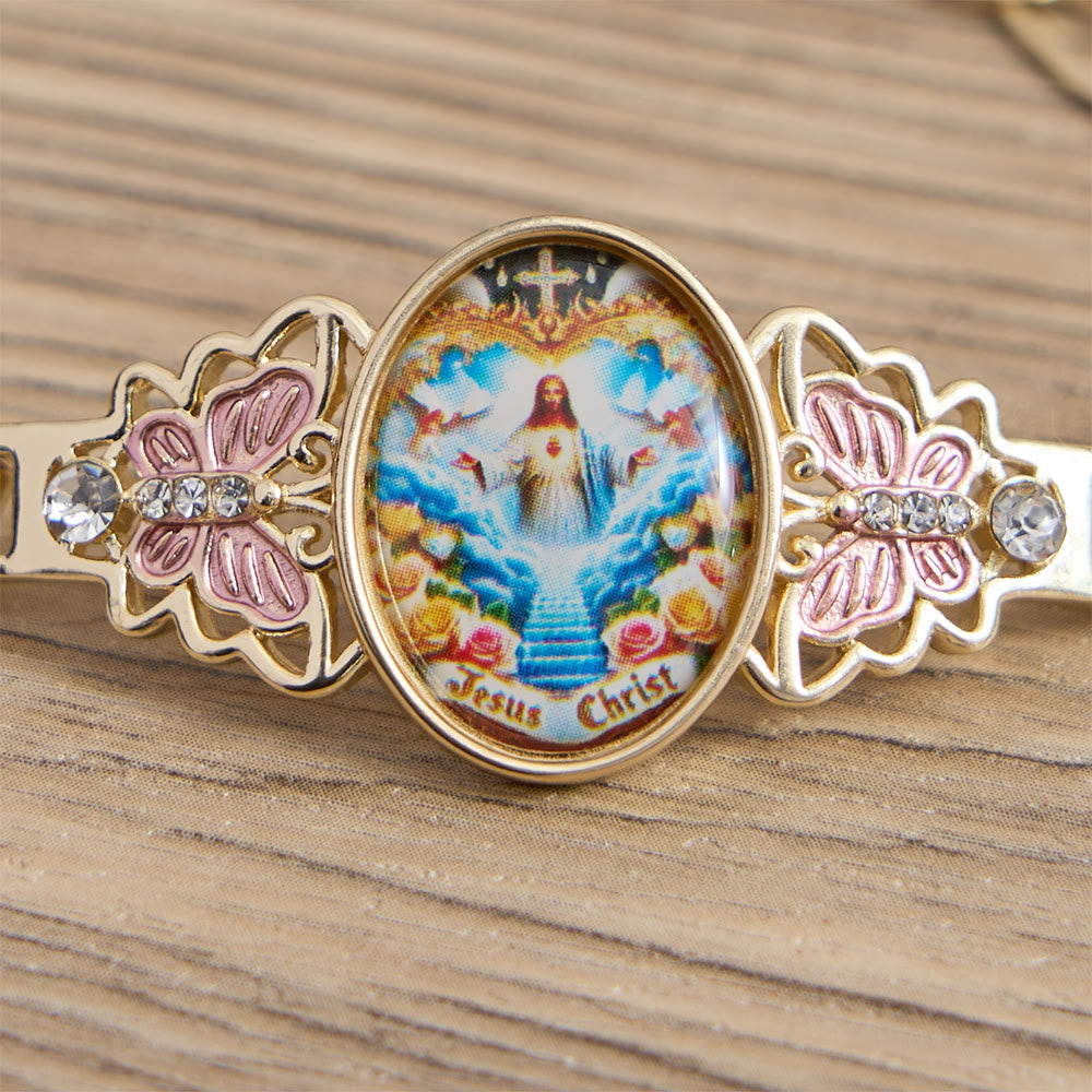 Jesus Christ & Butterfly Bracelet: Elevating Daily Devotion With Sacred Symbolism