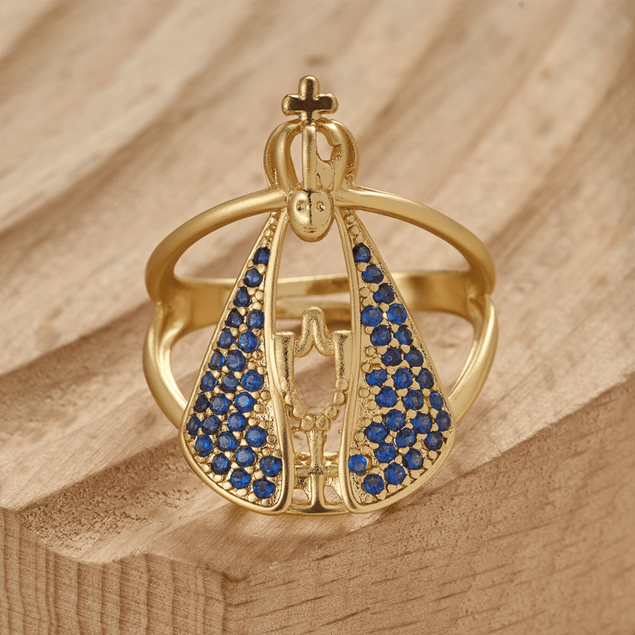 Our Lady of Guadalupe Devotional Ring: Emblem of Our Lady Grace & Divine Protection