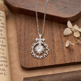 Silver Zircon Cross