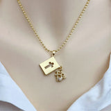 Hollow square cross
