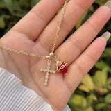 Sacred Heart & Cross - B