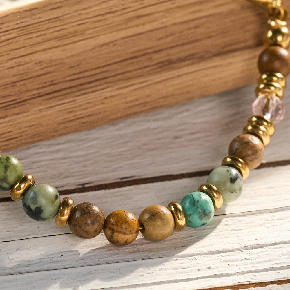 Wilderness Inspire Mountain Charm Bracelet: Symbol of Quiet Sacred Serenity