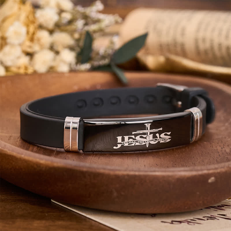 Adjustable Faith Jesus Cross Bracelet: Token of Abiding Divine Peace