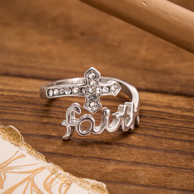 I Can Do All Things Engraved Faith Cross Ring: Token of Gentle Divine Strength
