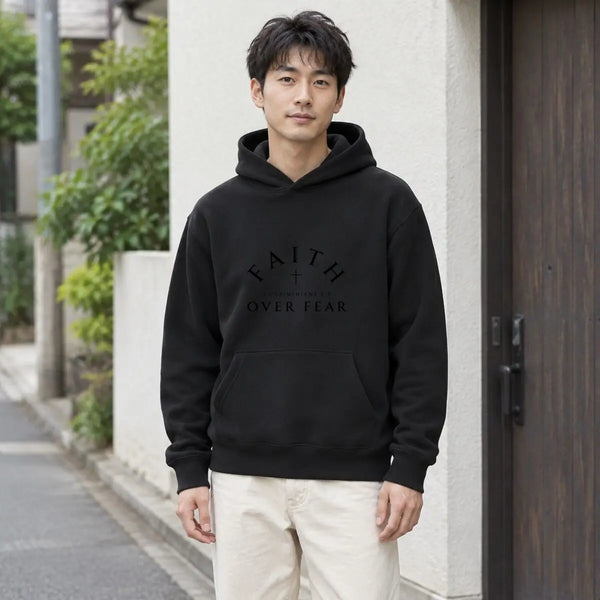 Faith Over Fear 2 Corinthians 5:7 Hoodie