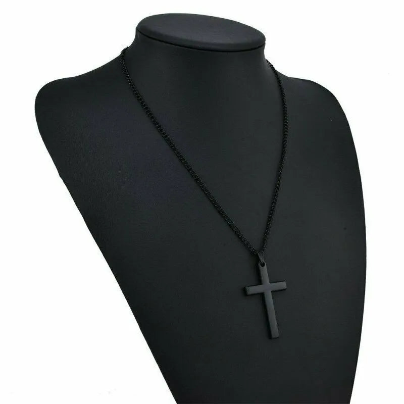Simple Cross Pendant Necklace
