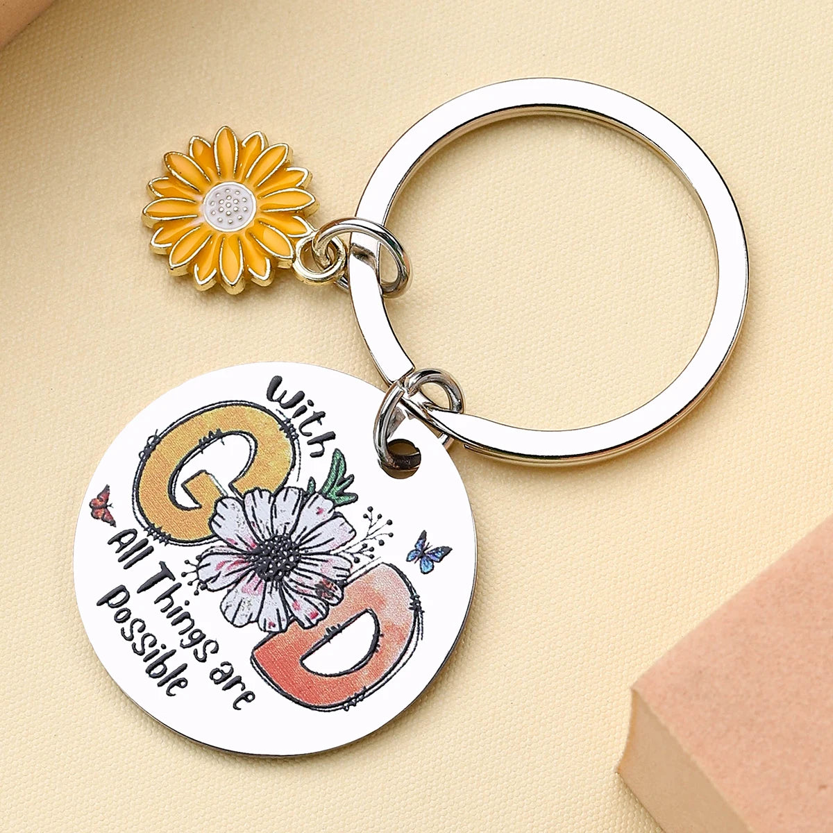 Daisy Faith Keyring
