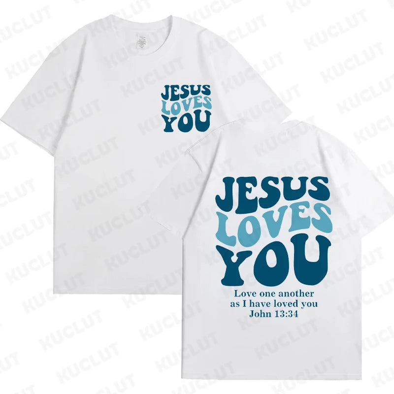 Jesus Loves You Retro Tee