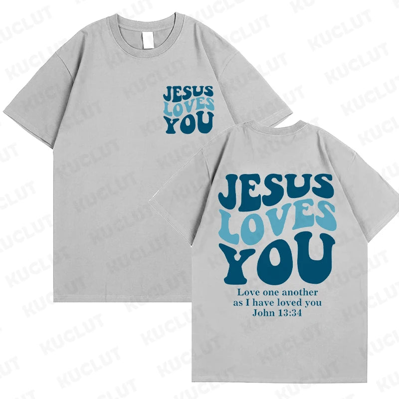 Jesus Loves You Retro Tee