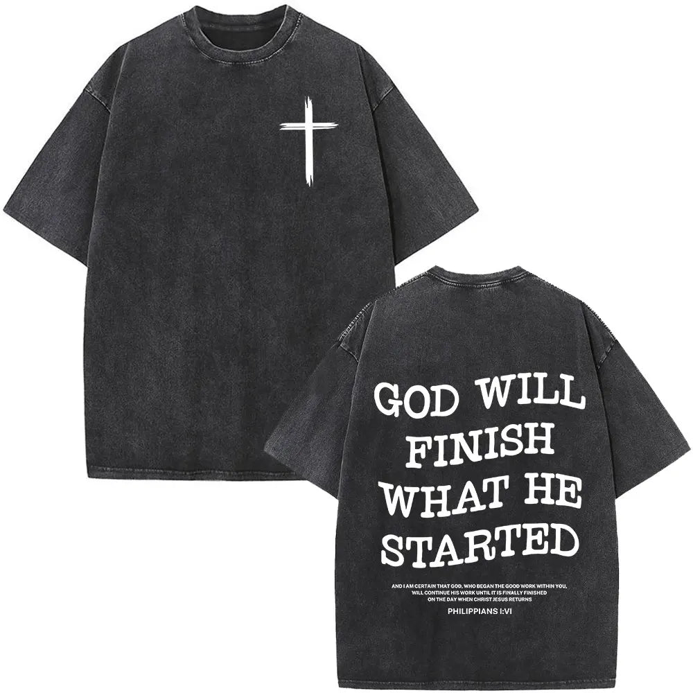 Washed Faith Graphic Tee