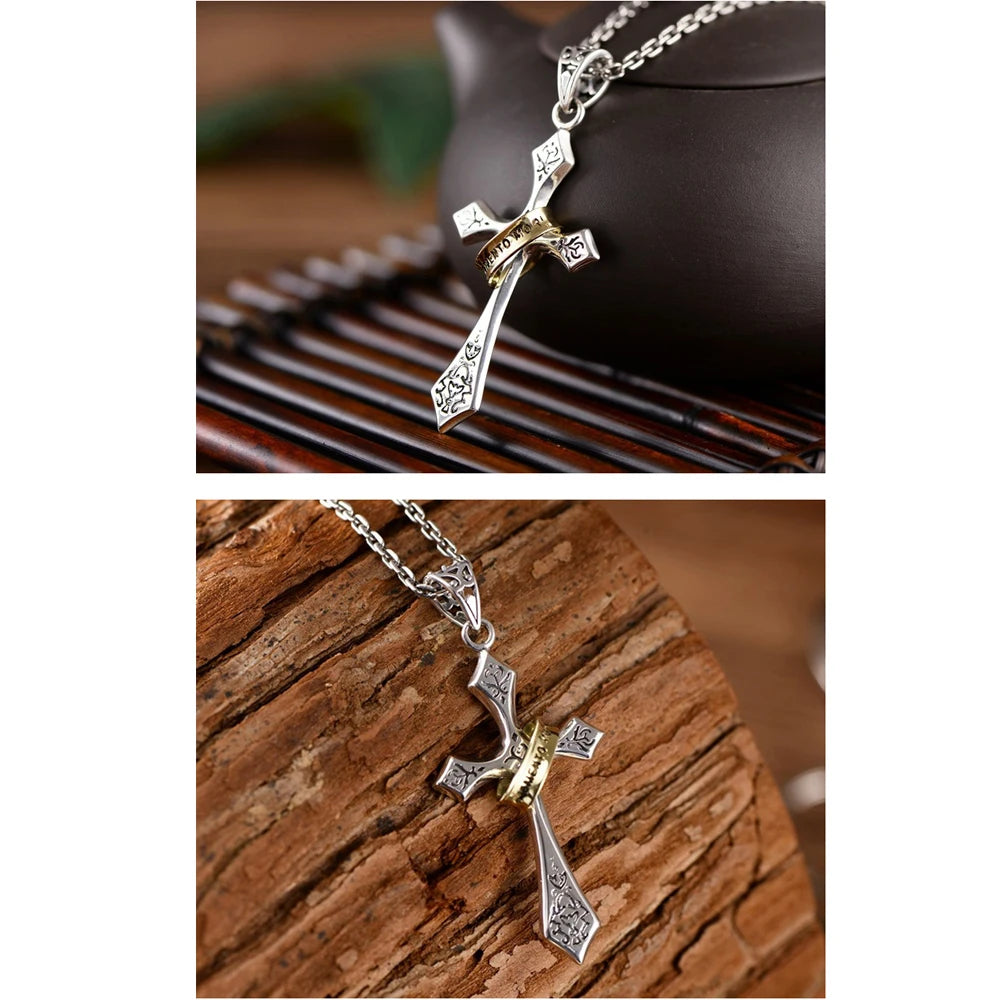 Kingdom Cross & Crown Pendant