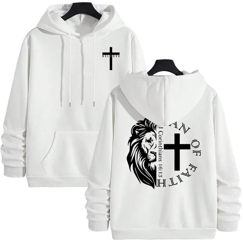 Man of Faith Lion Hoodie