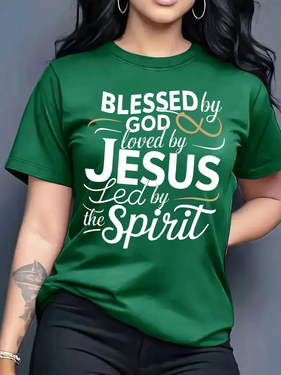 Blessed by God, Loved by Jesus Tee