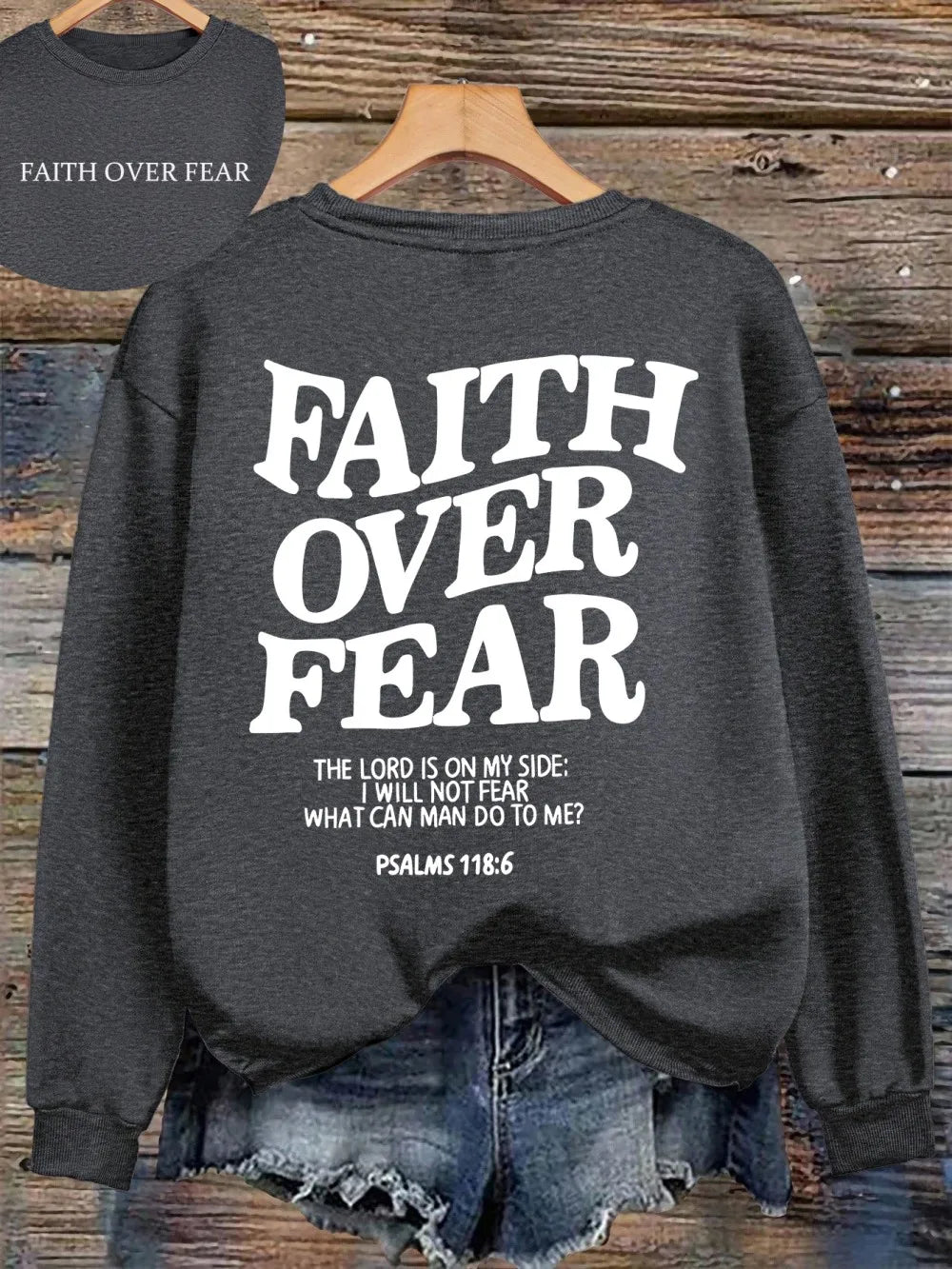 Faith Over Fear Hoodie