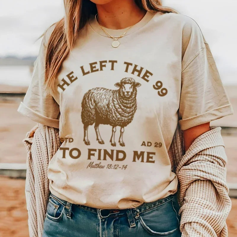 He Left the 99 Tee