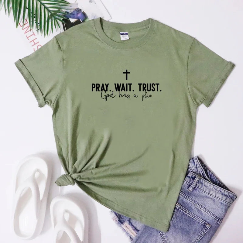 Pray. Wait. Trust. Tee