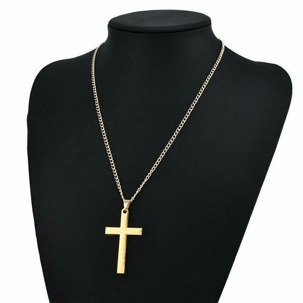 Simple Cross Pendant Necklace