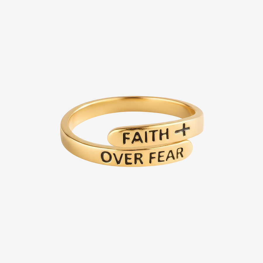 Faith Over Fear Ring
