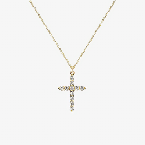Crystal Cross Necklace