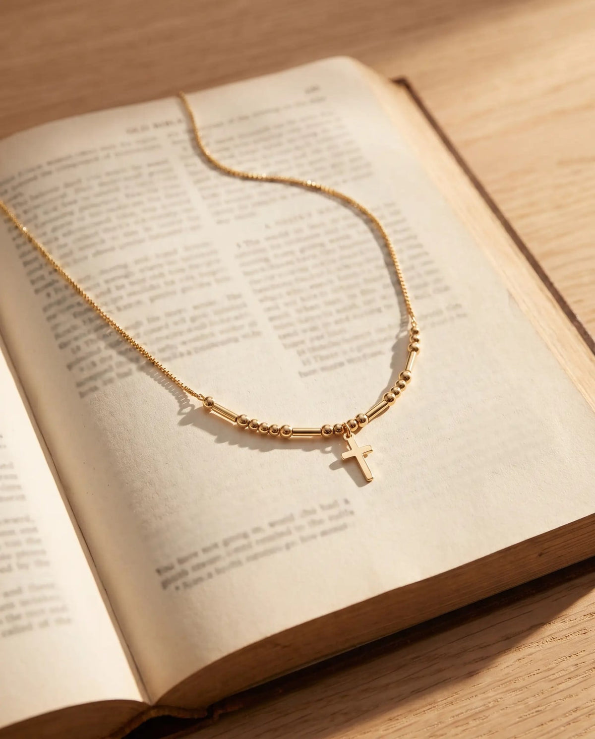 Hidden Prayer Morse Code Necklace