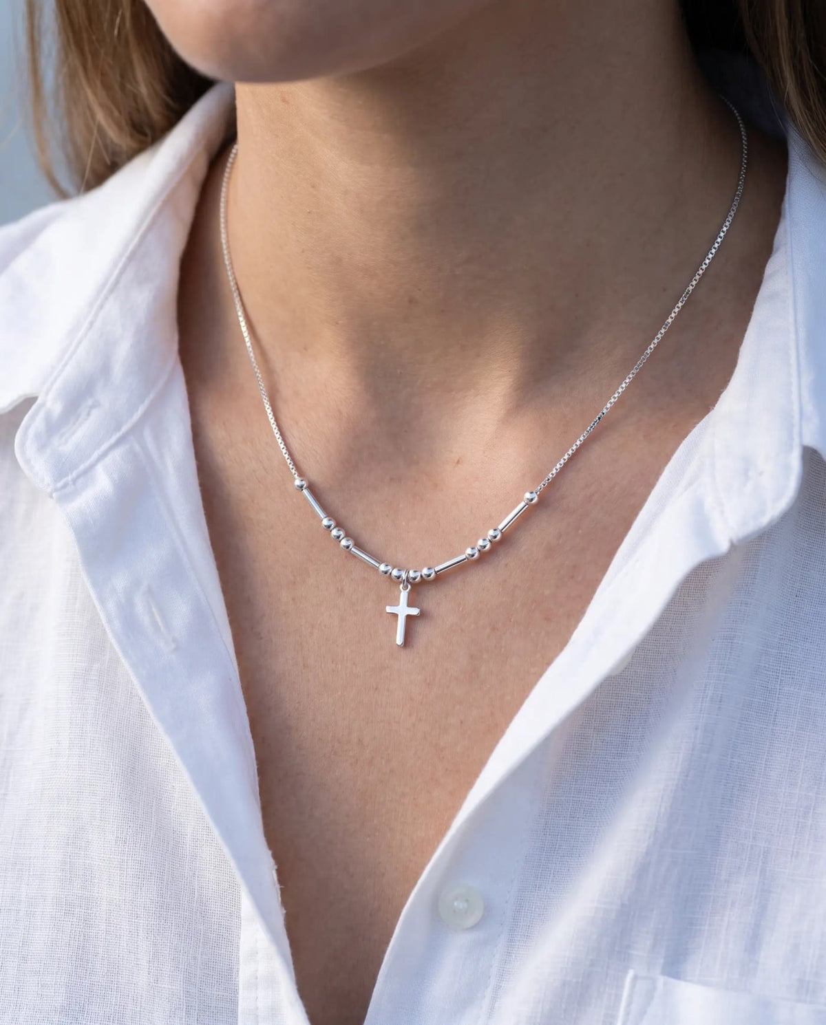 Hidden Prayer Morse Code Necklace