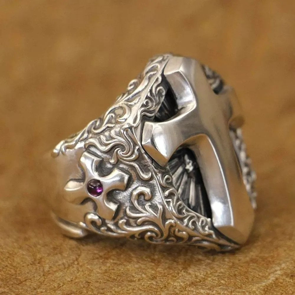 Shield of Faith Cross Ring